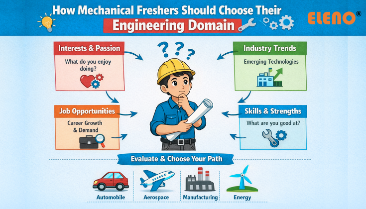 How Mechanical Freshers Should Choose Their Engineering Domain