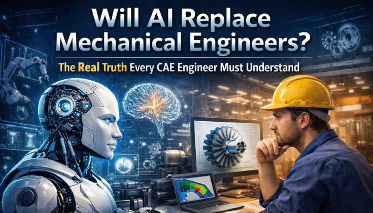 AI assisting mechanical engineer in CAE simulation and physics-based design